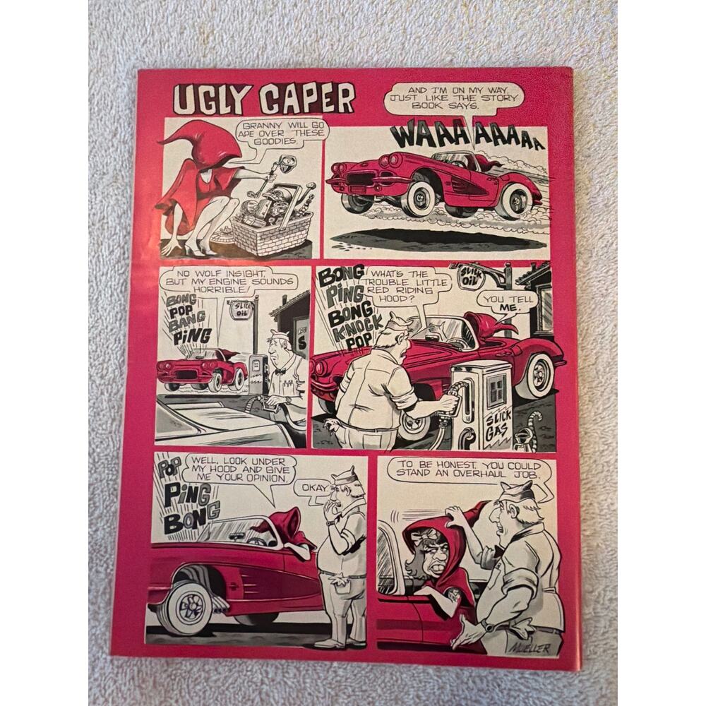 CARtoons Magazine #53 June 1970 Petersen Racing Hot Rods Humor Comic Vintage - Picture 2 of 9